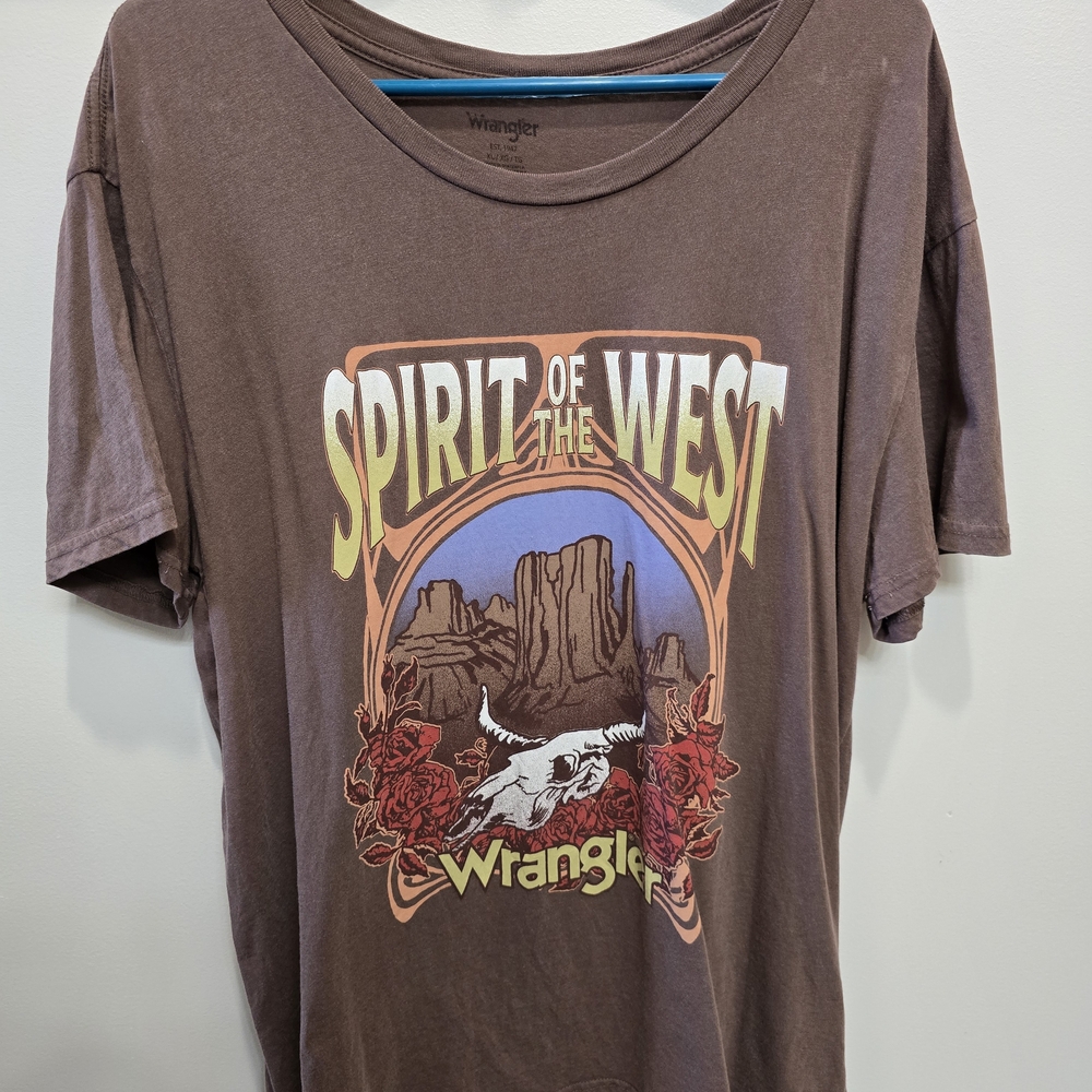Wrangler Chocolate Brown Tee